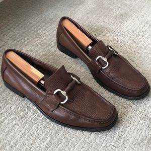Calvin Klein leather slip on dress shoes